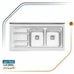 سینک ظرفشویی ایلیا استیل مدل 1068