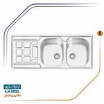   سینک ظرفشویی ایلیااستیل مدل 2021