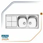  سینک ظرفشویی ایلیااستیل مدل 2041