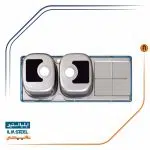 سینک ظرفشویی ایلیااستیل مدل 2041