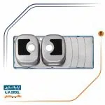 سینک ظرفشویی ایلیااستیل مدل 2044