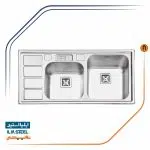 سینک ظرفشویی ایلیااستیل مدل 2052