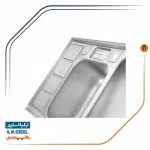 سینک ظرفشویی ایلیااستیل مدل 2052