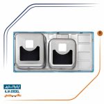 سینک ظرفشویی ایلیااستیل مدل 2052