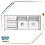 سینک فانتزی تو کار ایلیا استیل مدل 2060