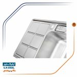 سینک ظرفشویی ایلیااستیل مدل 2065