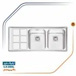  سینک ظرفشویی ایلیا استیل مدل 2064