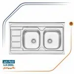 سینک ظرفشویی ایلیااستیل مدل 3051