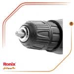 دریل پیچ گوشتی چکشی شارژی دو سرعته 12 ولت رونیکس مدل K8101