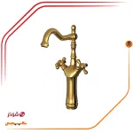 شیر روشویی پایه بلند شودر مدل باروک پلاس