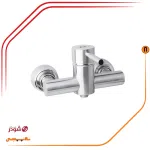 شیر سرویس بهداشتی شودر مدل موناکوپلاس کروم مات