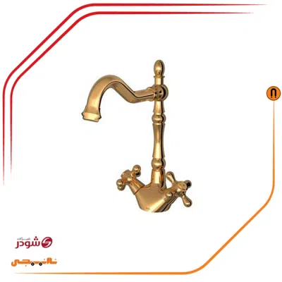 شیر روشویی ثابت شودر مدل باروک پلاس
