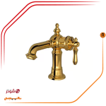 شیر روشویی ثابت شودر مدل بیزانس طلا