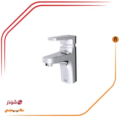 شیر روشویی ثابت شودر مدل لیون کروم