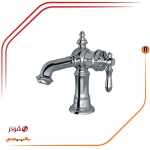 شیر روشویی ثابت شودر مدل بیزانس کروم