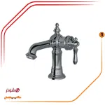 شیر روشویی ثابت شودر مدل بیزانس کروم مات