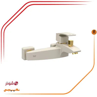 شیر حمام شودر مدل باواریا شیری طلا