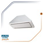 هود ایلیا استیل مدل دیبا سفید