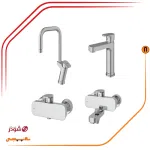 ست شیرآلات شودر مدل تاین