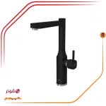 شیر ظرفشویی شودر مدل یونیک مشکی کروم