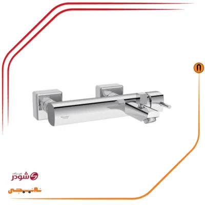 شیر حمام شودر مدل یونیک کروم