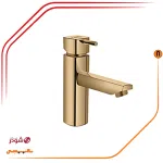 شیر روشویی ثابت شودر مدل یونیک طلامات