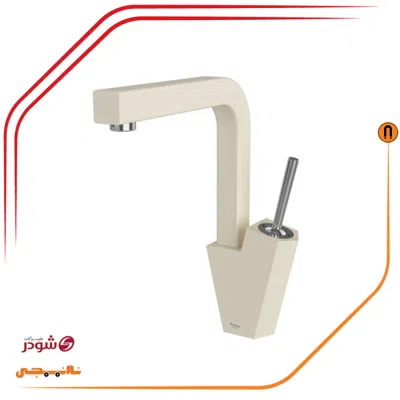 شیر ظرفشویی شودر مدل تیفانی شیری کروم