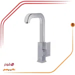 شیر ظرفشویی شودر مدل اروپا کروم مات