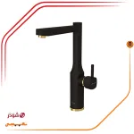 شیر ظرفشویی شودر مدل یونیک مشکی طلا