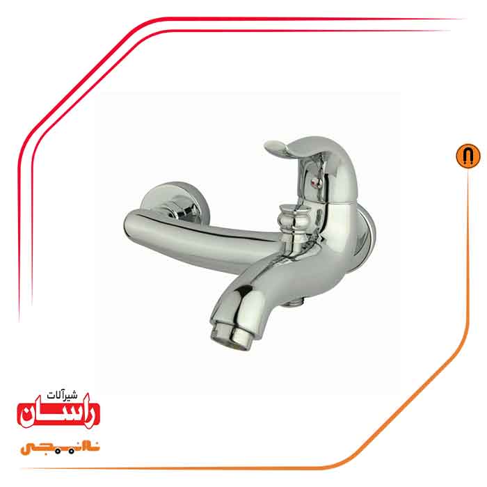 کروم-مات-1 شیر حمام راسان مدل اکتاو
