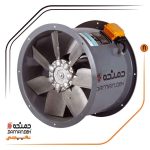 فن آکسیال سیلندری دمنده مدل DAMP-KN100-4T-710-40deg سری DAMP