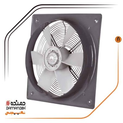 هواکش صنعتی دمنده مدل VIE-40A4S ایلکا با پروانه پلاستیکی سری VIE