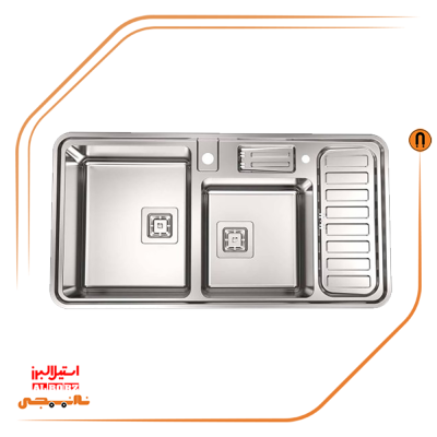 سینک توکار استیل البرز مدل 852