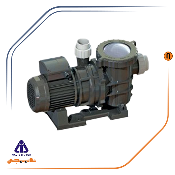 پمپ آب دو اسب استخری نوید موتور مدل SFP 200-1 پمپ آب دو اسب تصفیه استخر نوید موتور مدل STPT 200 - Image 1
