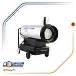 کوره هوای گرم پرتابل 60 هزار گازوئیلی باکدار نیرو تهویه البرز مدل QELB110