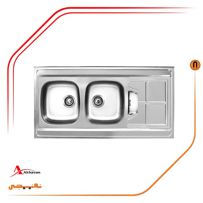 سینک-روکار-اخوان-مدل-152 سینک روکار اخوان مدل 152SP - Image 1