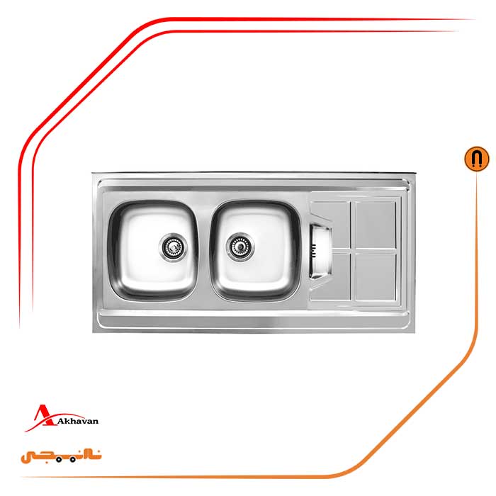سینک-روکار-اخوان-مدل-153 سینک روکار اخوان مدل 153 - Image 1