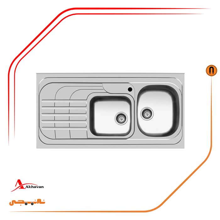 سینک-روکار-اخوان-مدل-74 سینک روکار اخوان مدل 74 - Image 1