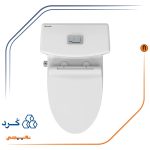 توالت فرنگی منوبلاک چینی کرد مدل آنتوریوم درجه 1 - Image 6