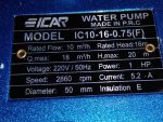 کفکش 16 متری دو اینچ فلوتردار ایکار IC10-16-0.75F