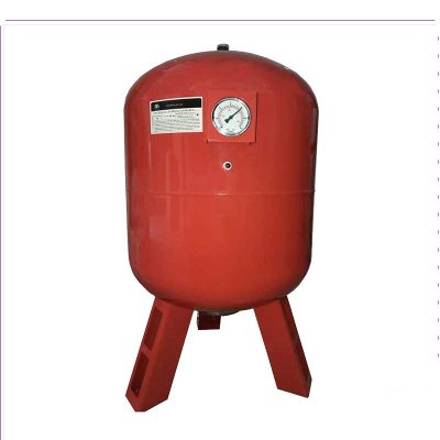 منبع 100 لیتری فلنچ استیل داخل تیوپ قرمز رنگ HTM