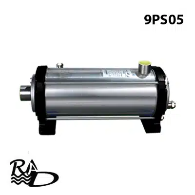 تصویر پمپ آب 2 اسب Rad Pump – پروانه نوریل 9PS05 تصویر پمپ آب دو اسب Rad Pump مدل 9PS05 با بدنه استیل و پروانه نوریل