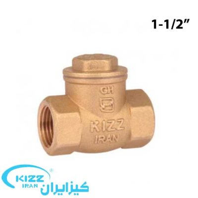 شیر یکطرفه دریچه ای 1/2-1 اینچ برند کیزایران