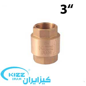 شیر یکطرفه فنری سوپاپ پلاستیکی 3 اینچ برند کیز ایران